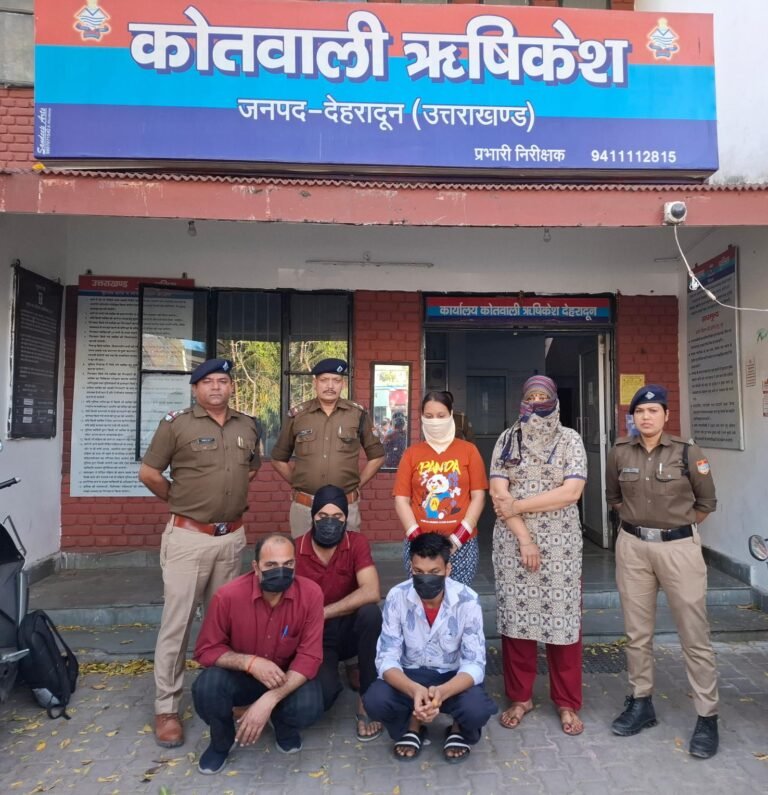 Breaking : हत्या के प्रयास में वांछित 05 अभियुक्तो को दून पुलिस ने किया गिरफ्तार