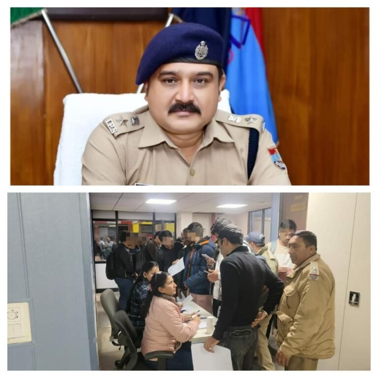 दून पुलिस का “ड्रग फ्री कैंपस” अभियान।    एसएसपी देहरादून के निर्देशों पर “ड्रग्स फ्री कैम्पस” अभियान के तहत दून पुलिस की बड़ी कार्यवाही