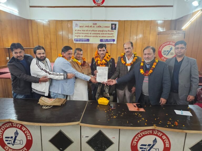 आई आई बी ए ने सौरभ वत्स को नियुक्त किया उत्तराखंड का चेयरमैन