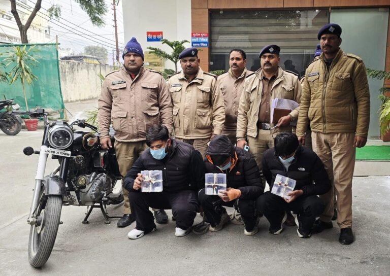 SSP नैनीताल का एक्शन, रामनगर क्षेत्र में तक़मंचे की नोंक में अपहरण, मारपीट और लूट की घटना करने वाले 3 गिरफ्तार